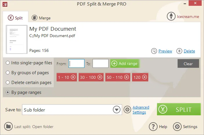 pdfsam split and merge pro - icecream pdf editor