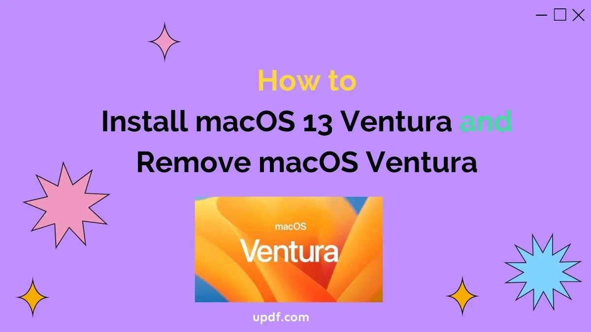 How to Install or Remove macOS 13 Ventura