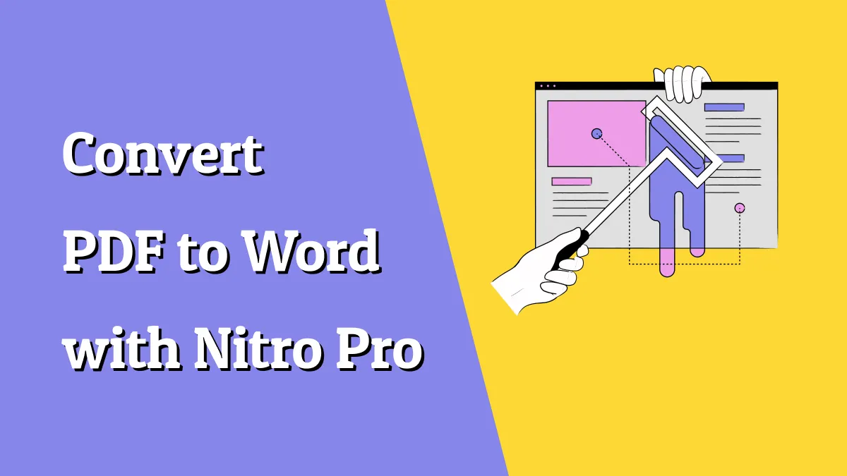 How to Convert PDF to Word with Nitro