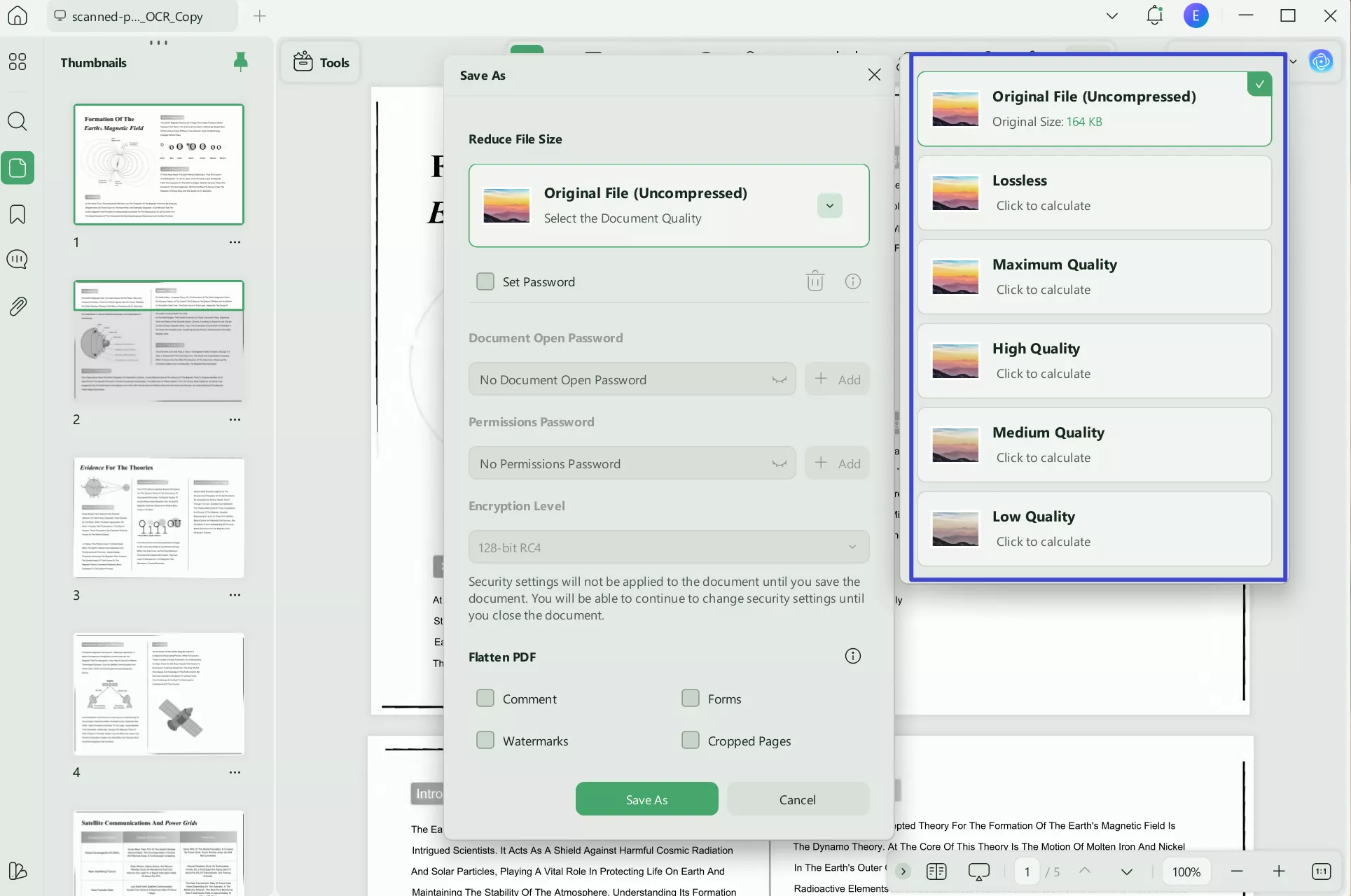 optimize pdf file with updf