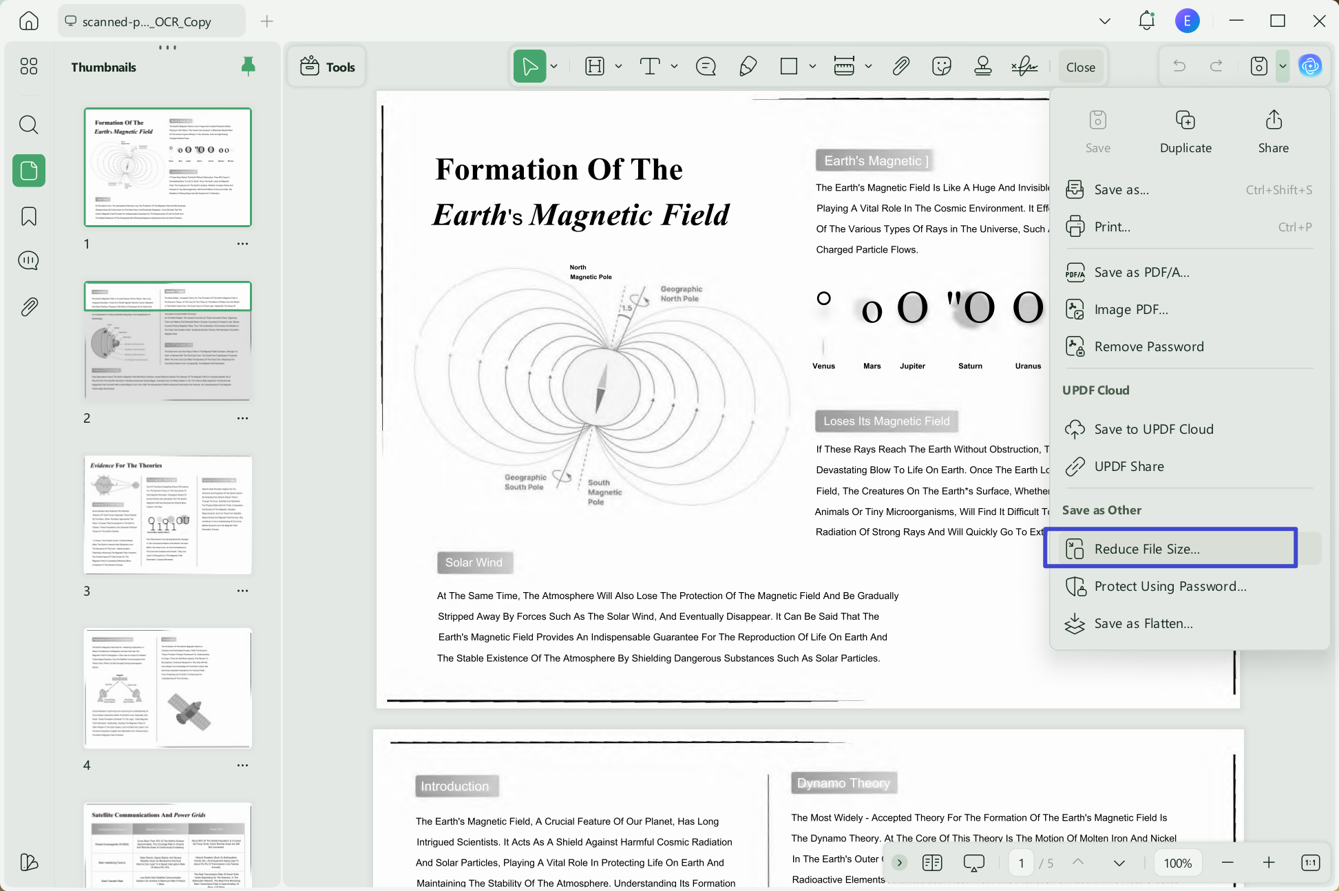 optimze pdf
