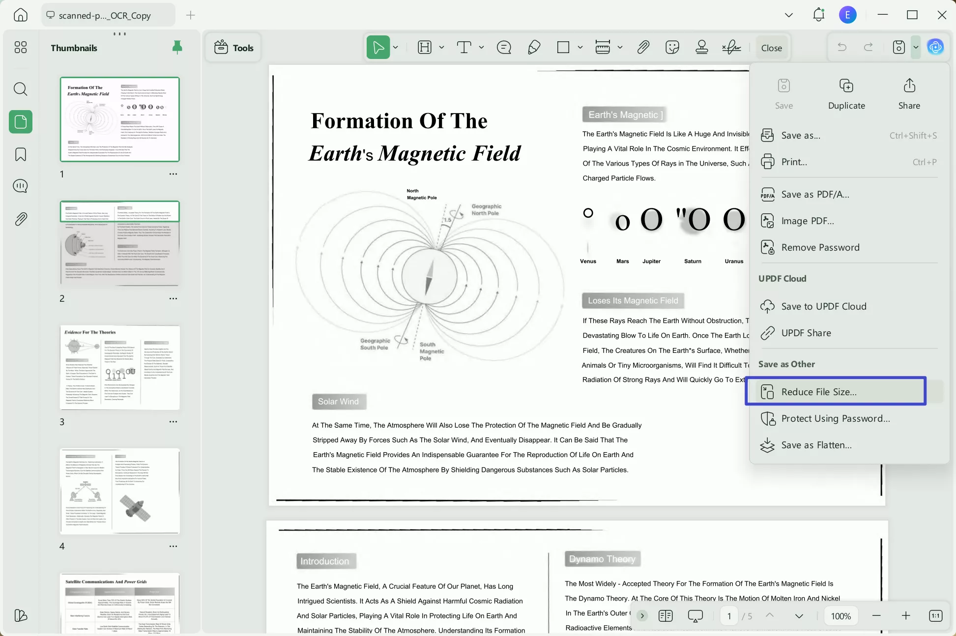 optimze pdf