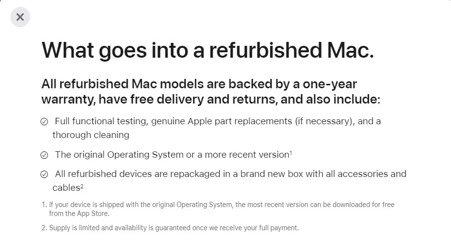 Why you should buy a refurbished Mac