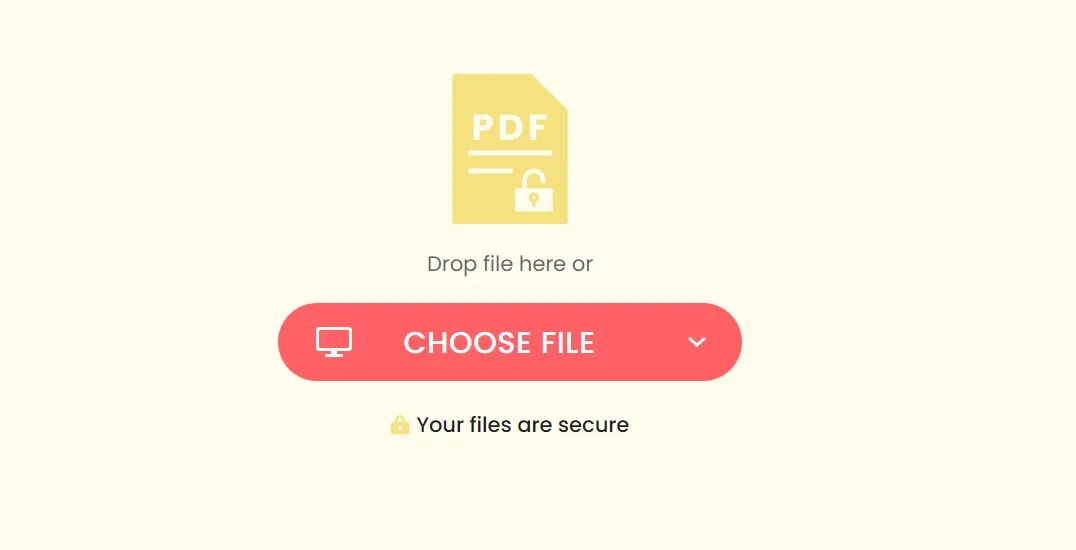 pdf rimozione password online soda pdf