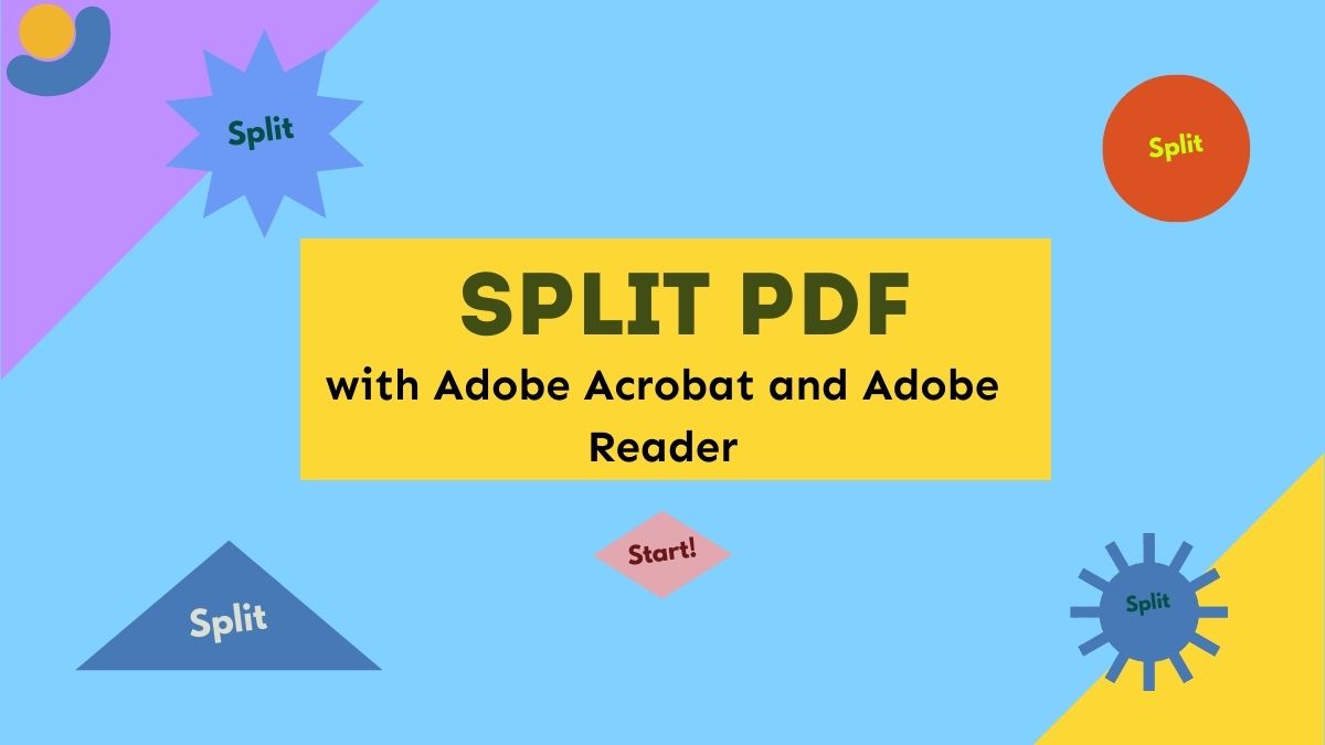 adobe acrobat pdf splitter