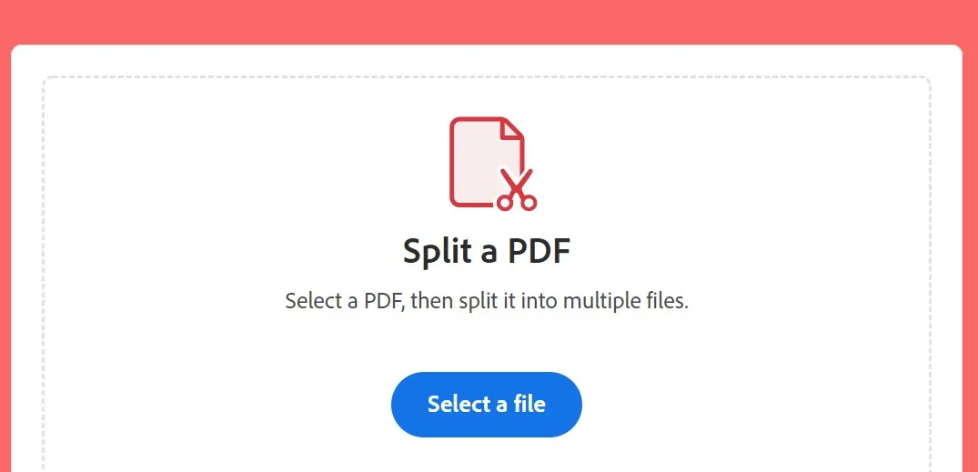 dividere pdf in più file con adobe