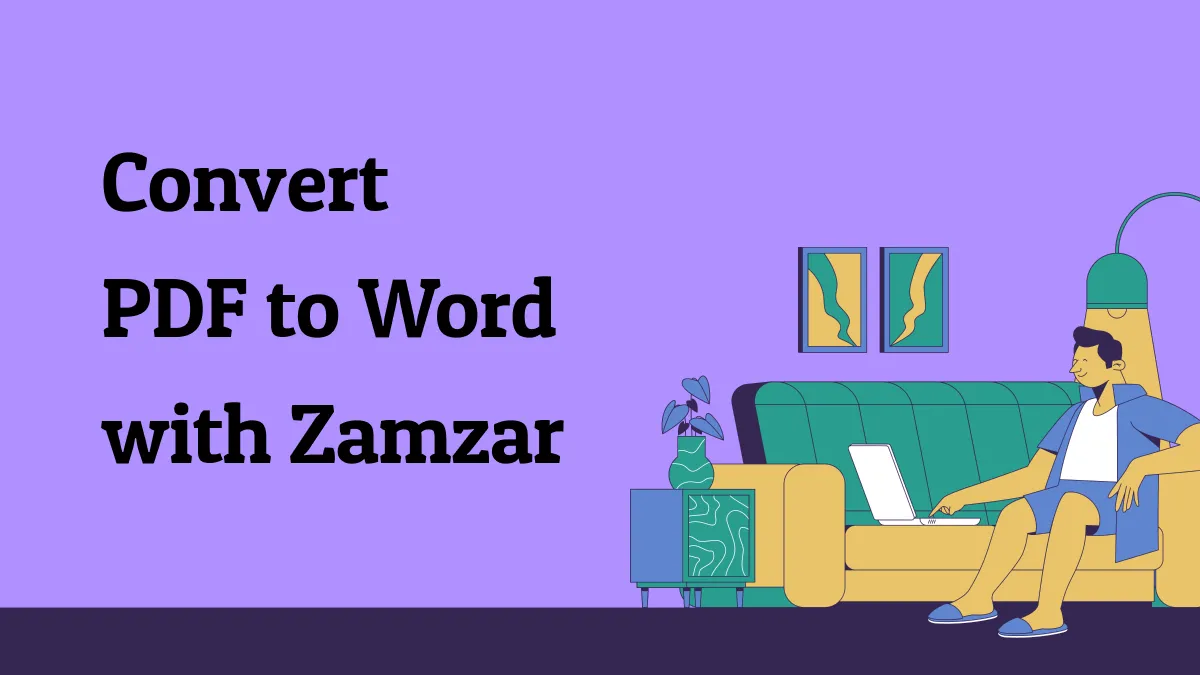 How to Convert PDF to Word with Zamzar for Free