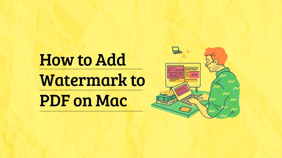 5 méthodes d'ajouter un filigrane à un PDF sur Mac
