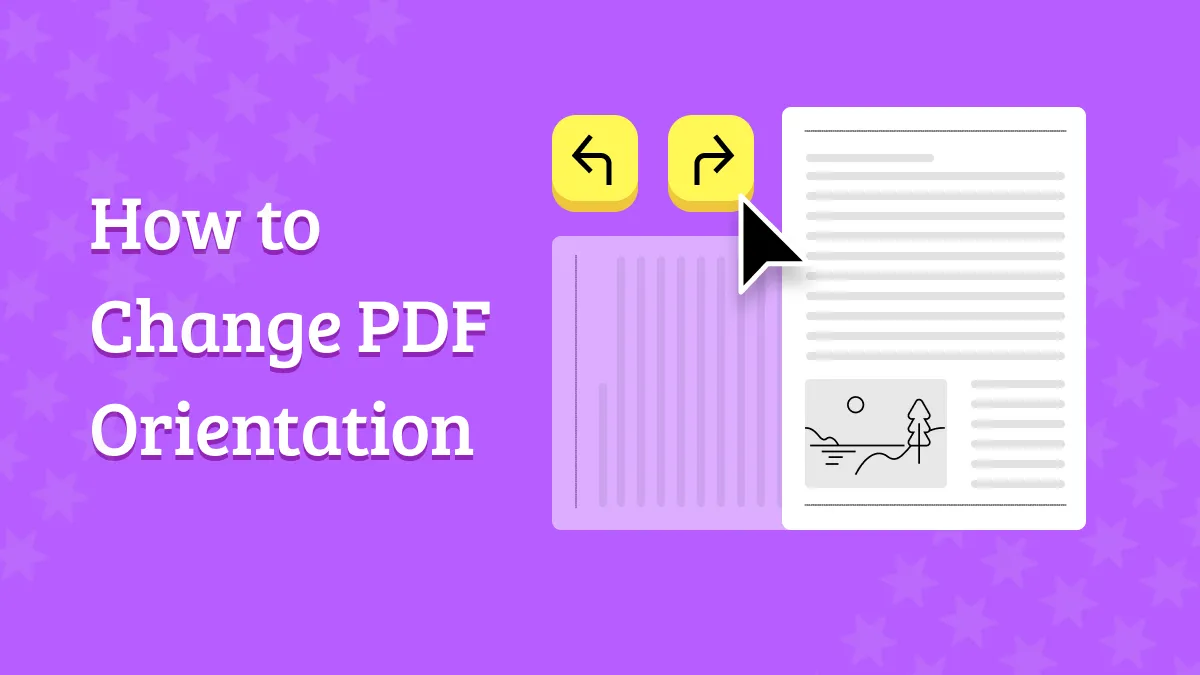 Come modificare facilmente l'orientamento del PDF
