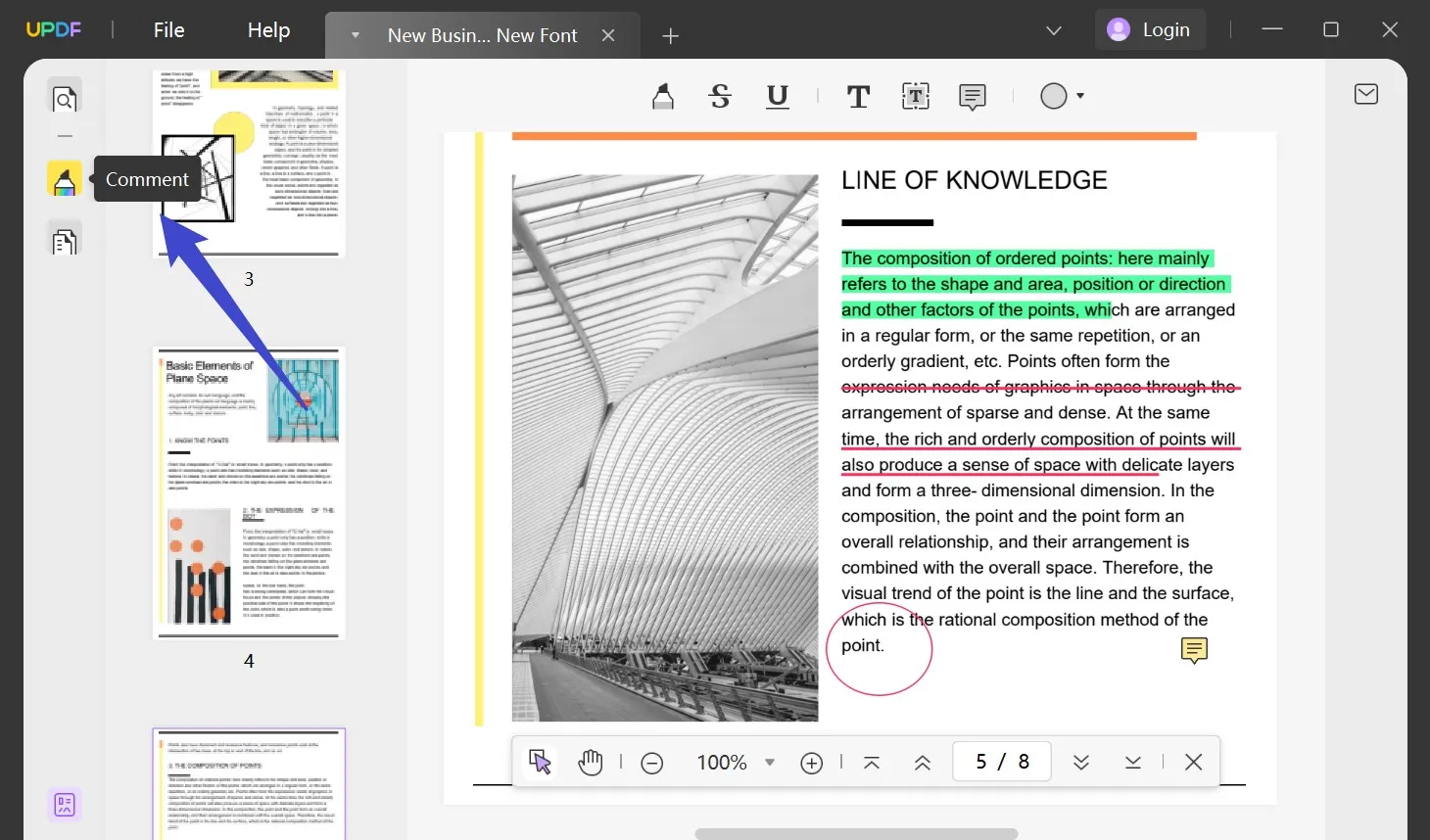 cambiare il colore del testo nella casella di testo pdf