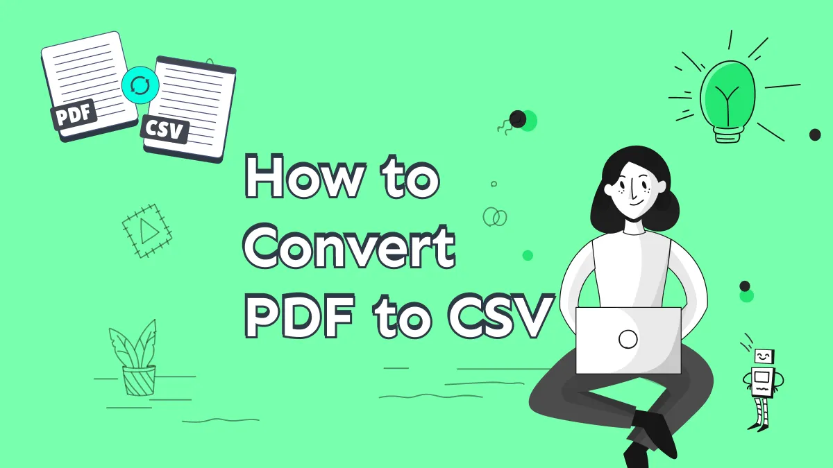 So kann man PDF in CSV mit 3 schnelle Methoden umwandeln