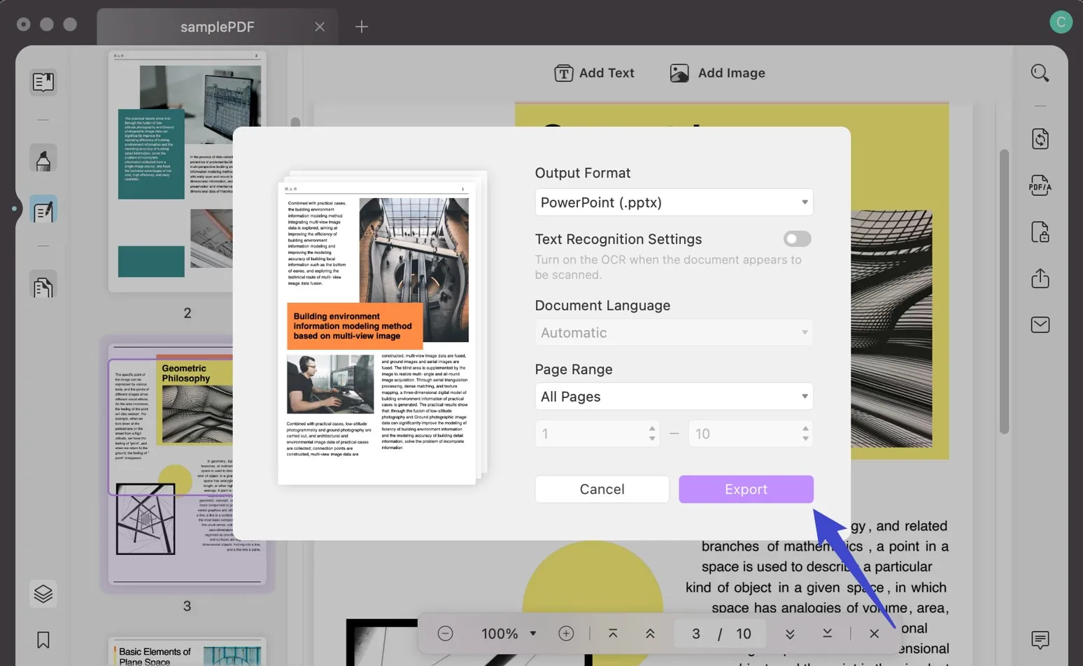 Converti PDF in PowerPoint su Mac