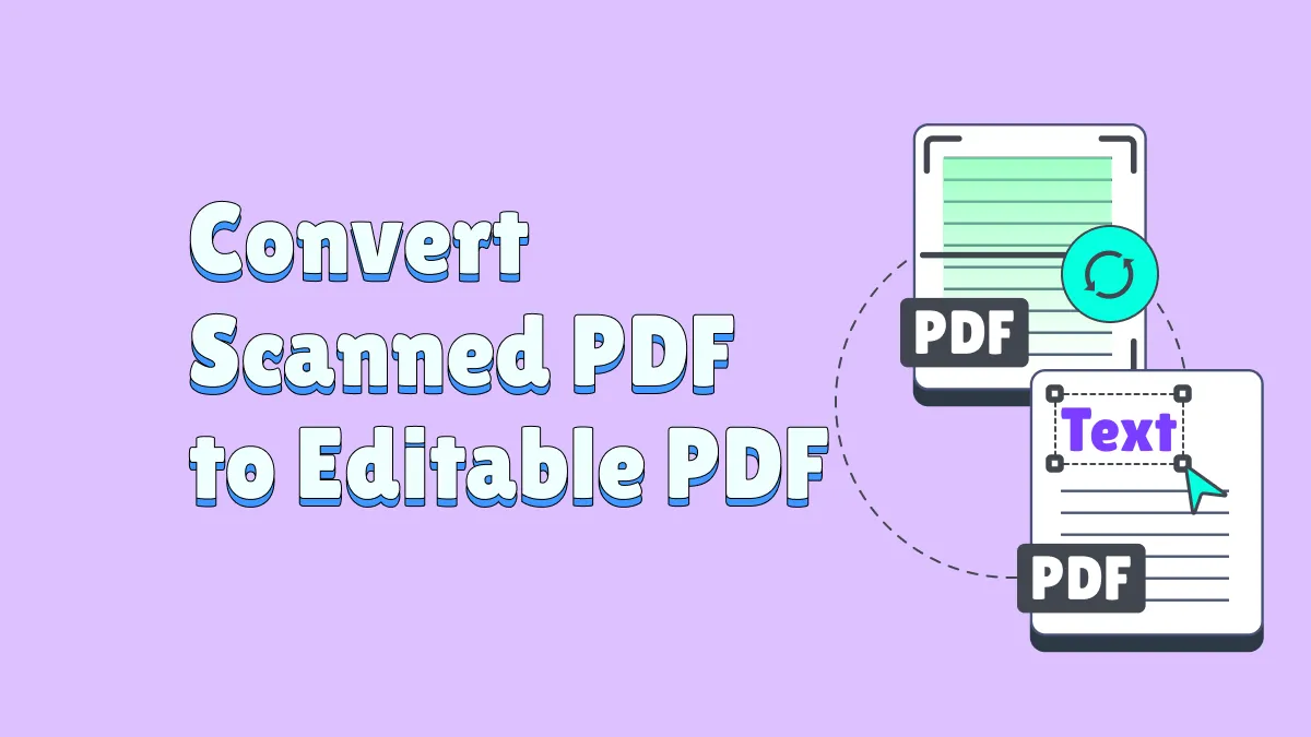 convert scanned pdf to editable pdf with ocr