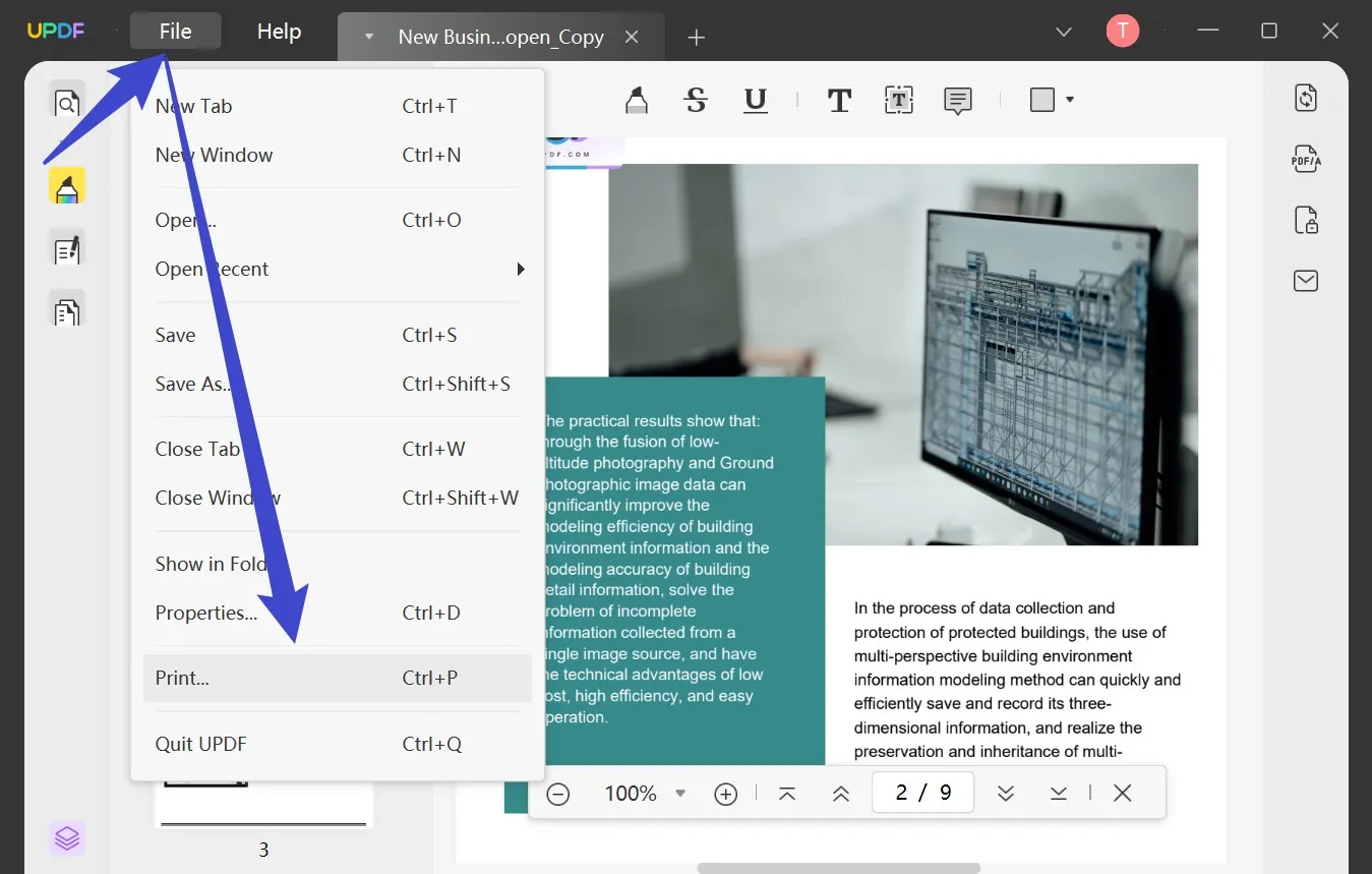 print multiple pdf by click the print button