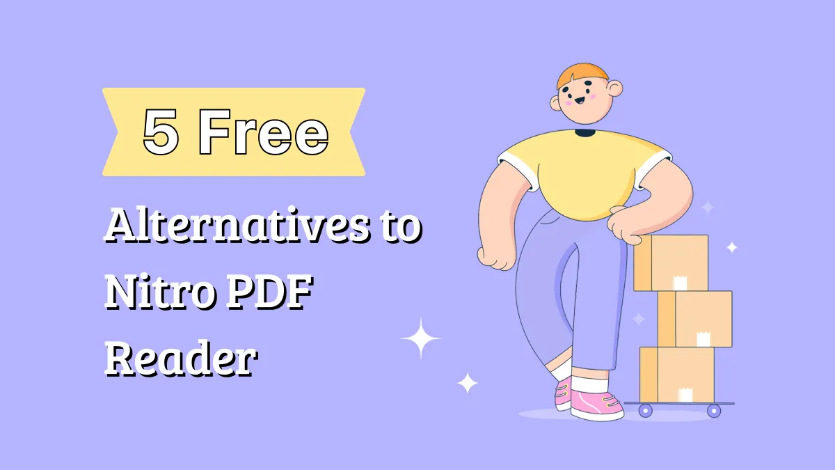 Here are 5 Free Alternatives to Nitro PDF Reader | Compare and Choose
