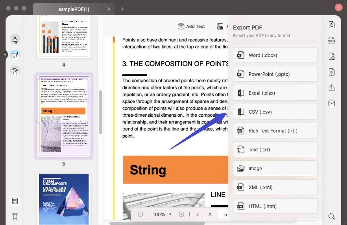 pdf to csv