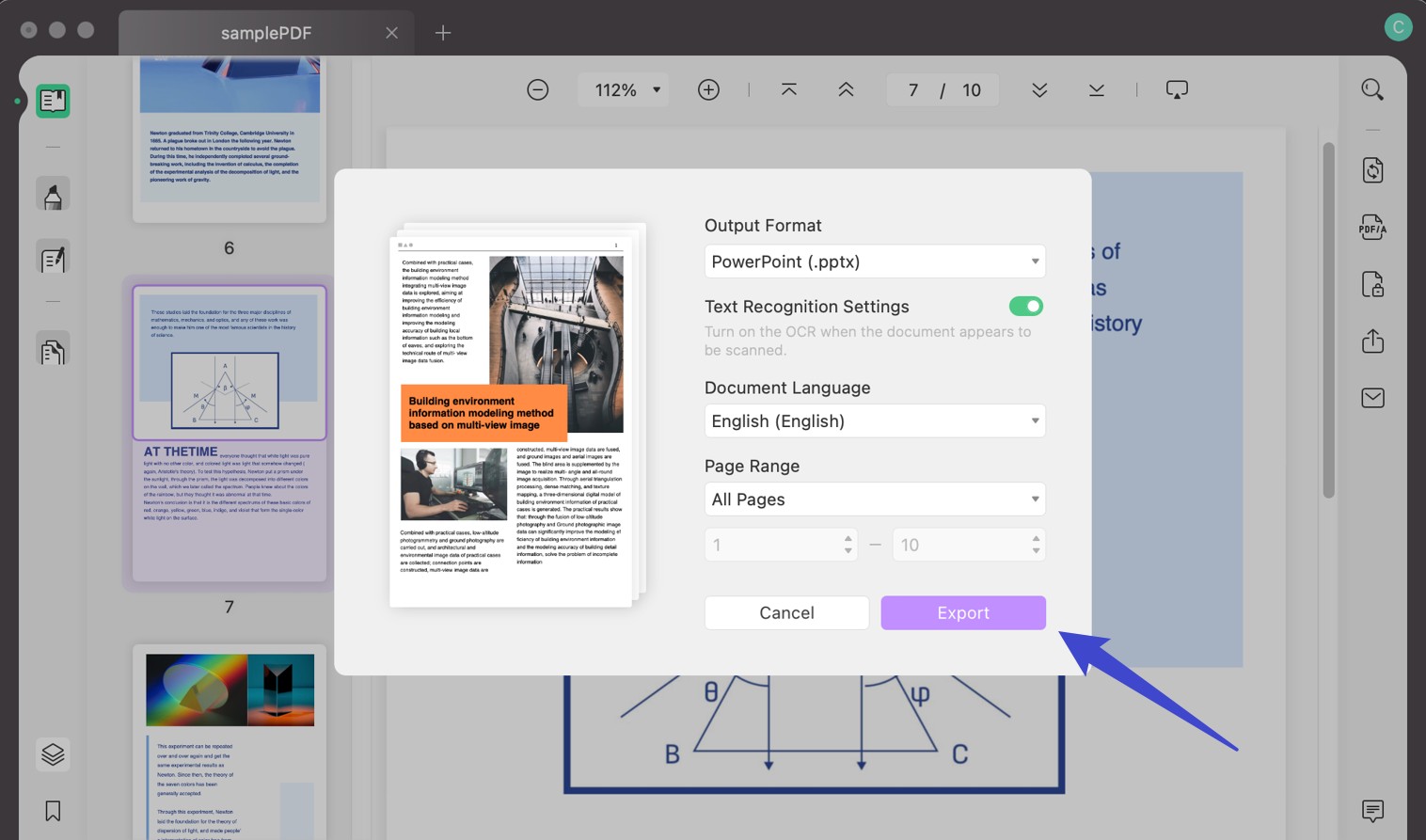 import pdf to keynote Save the PowerPoint File