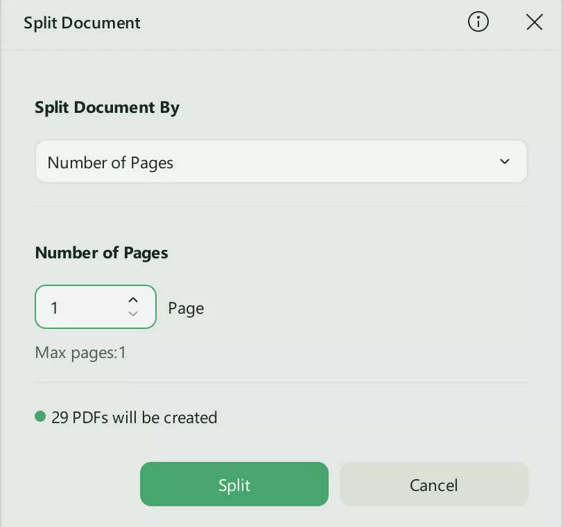 separate pages