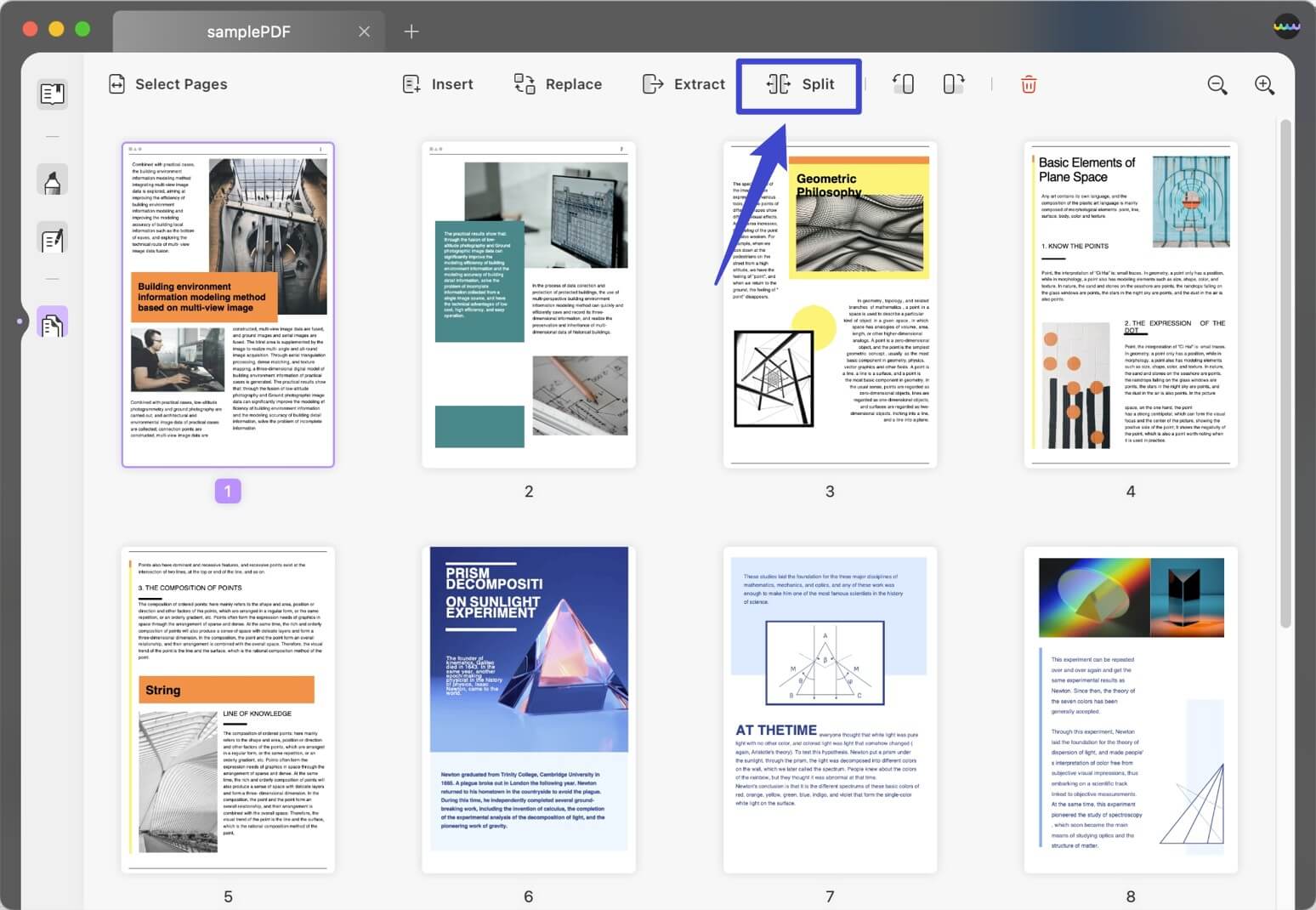 Dividere PDF su Mac con metodi semplici | UPDF