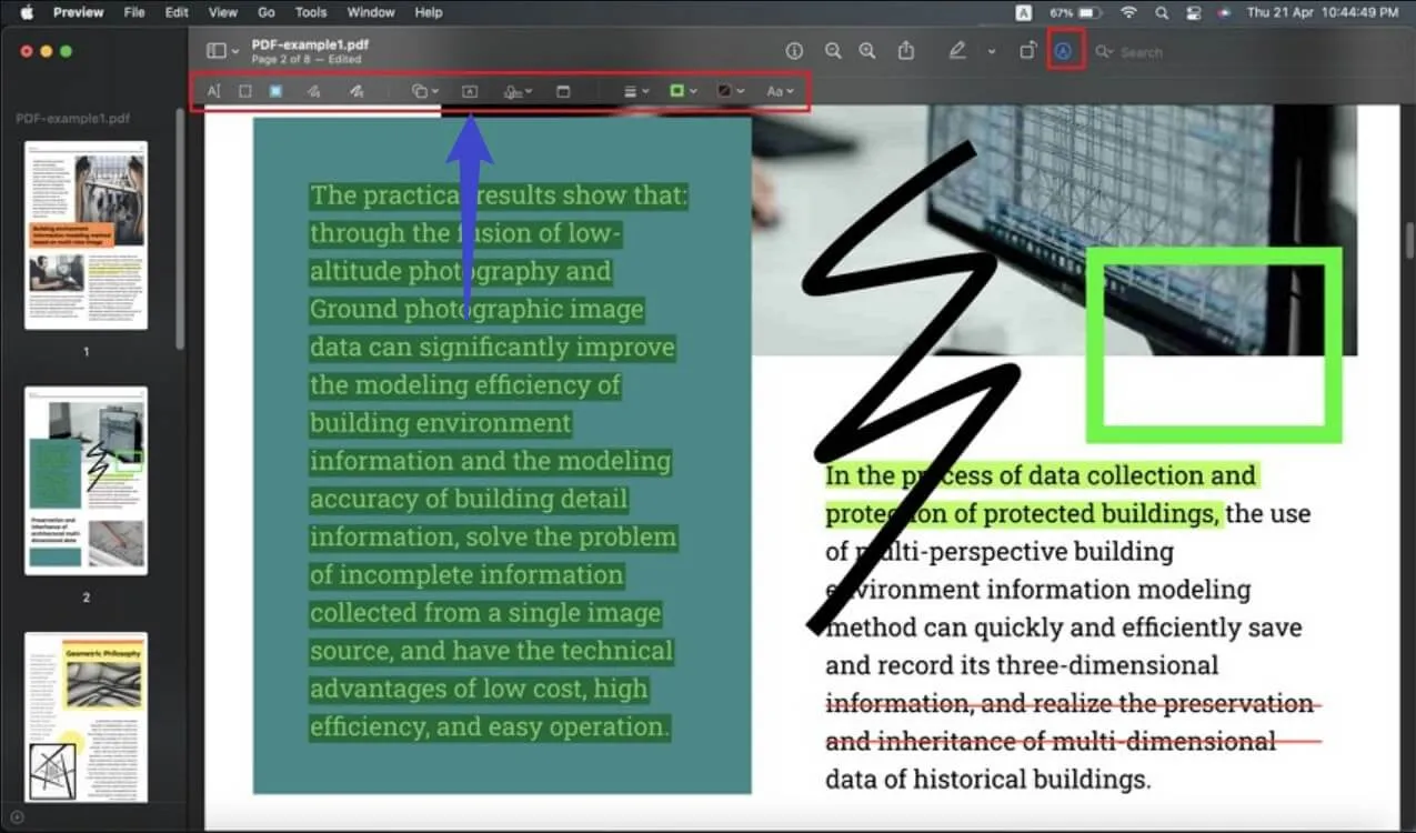 agregar marca de agua a la vista previa de pdf mac