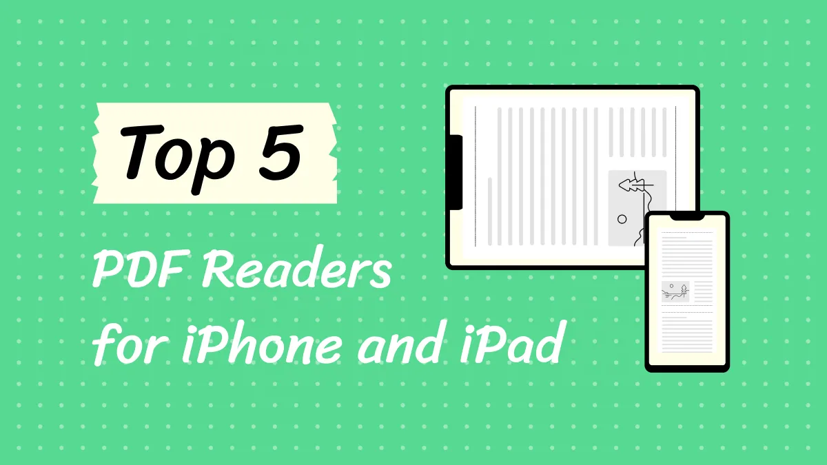 Top 5 Free PDF Reader for iPhone and iPad in 2023
