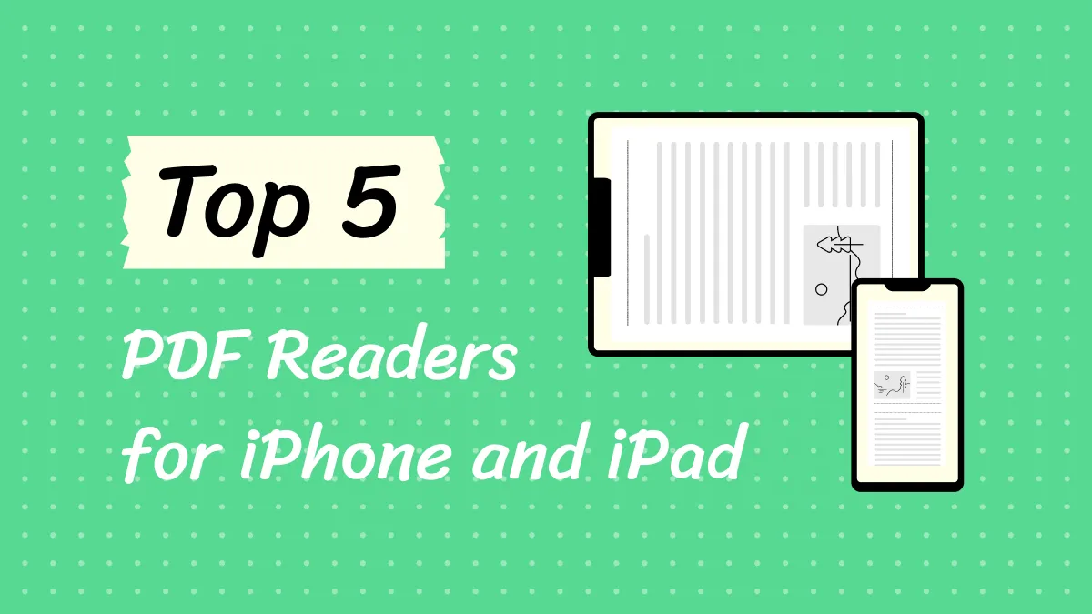 Top-rated 5 PDF Readers for iPhone and iPad