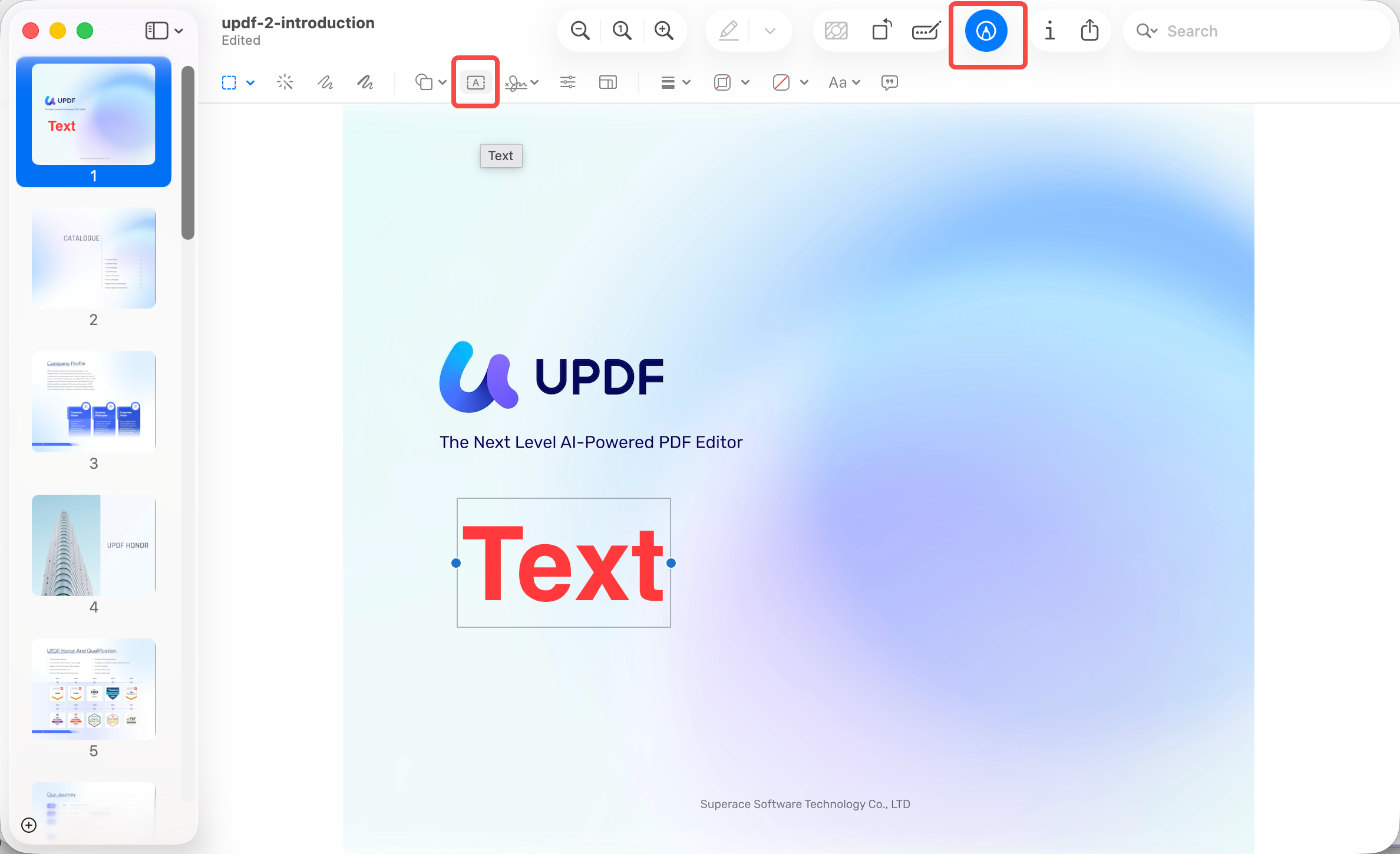 add a text annotation in preview mac