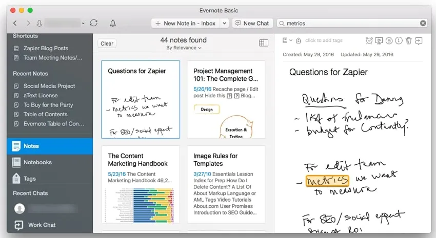 Evernoteで手書き 文字 を 活字 に 変換