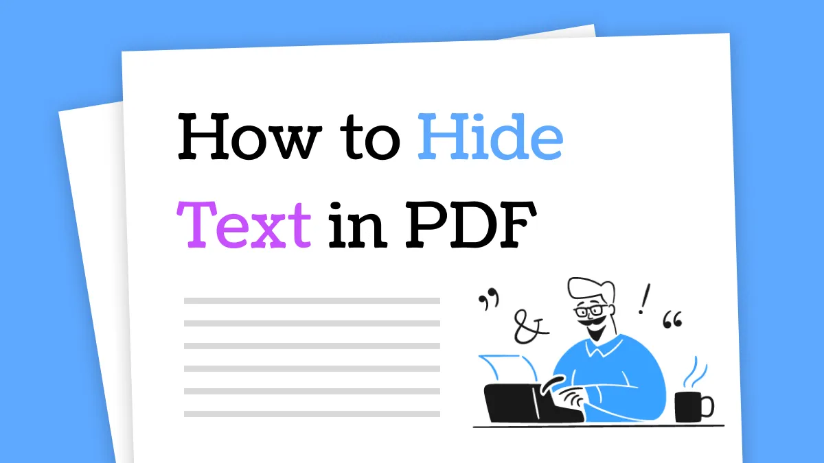 Méthodes simples et faciles pour masquer du texte dans un PDF