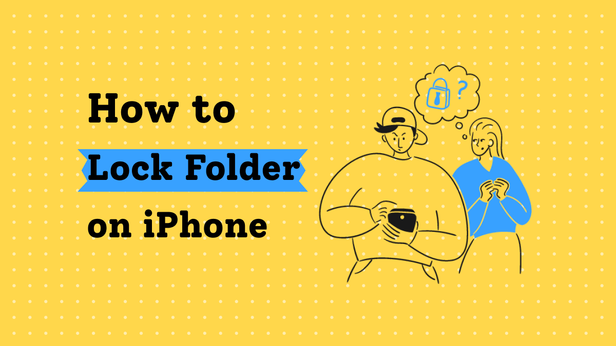 how to lock a folder on iphone