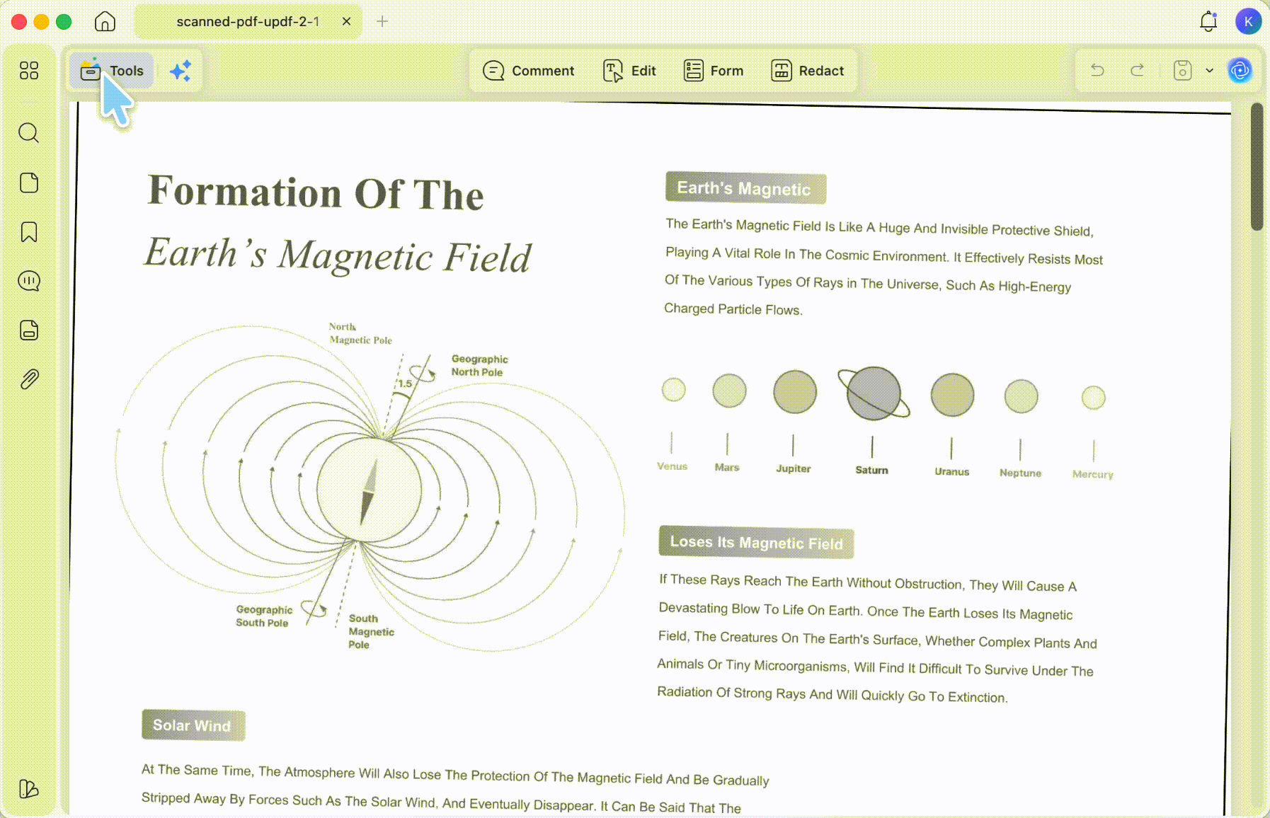make one pdf searchable on desktop updf