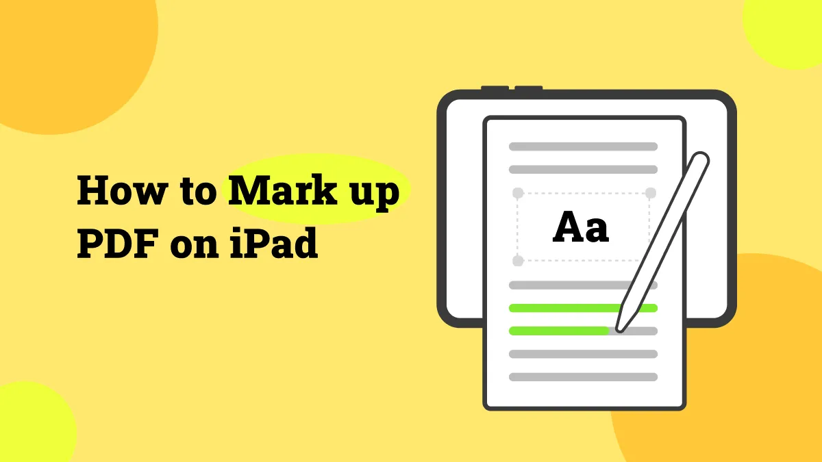 How to Markup PDF on iPad and iPhone