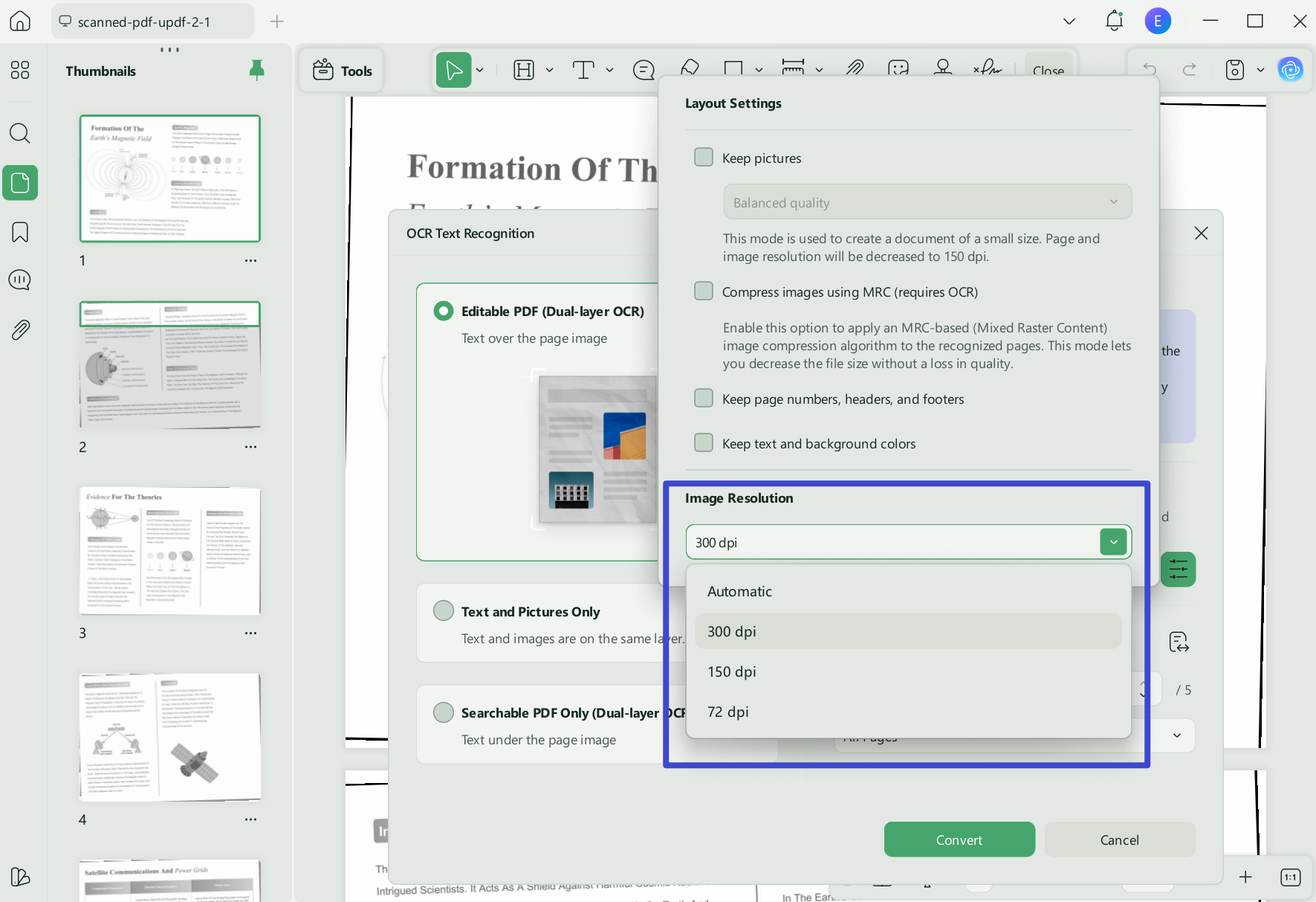 pdf expert text recognition