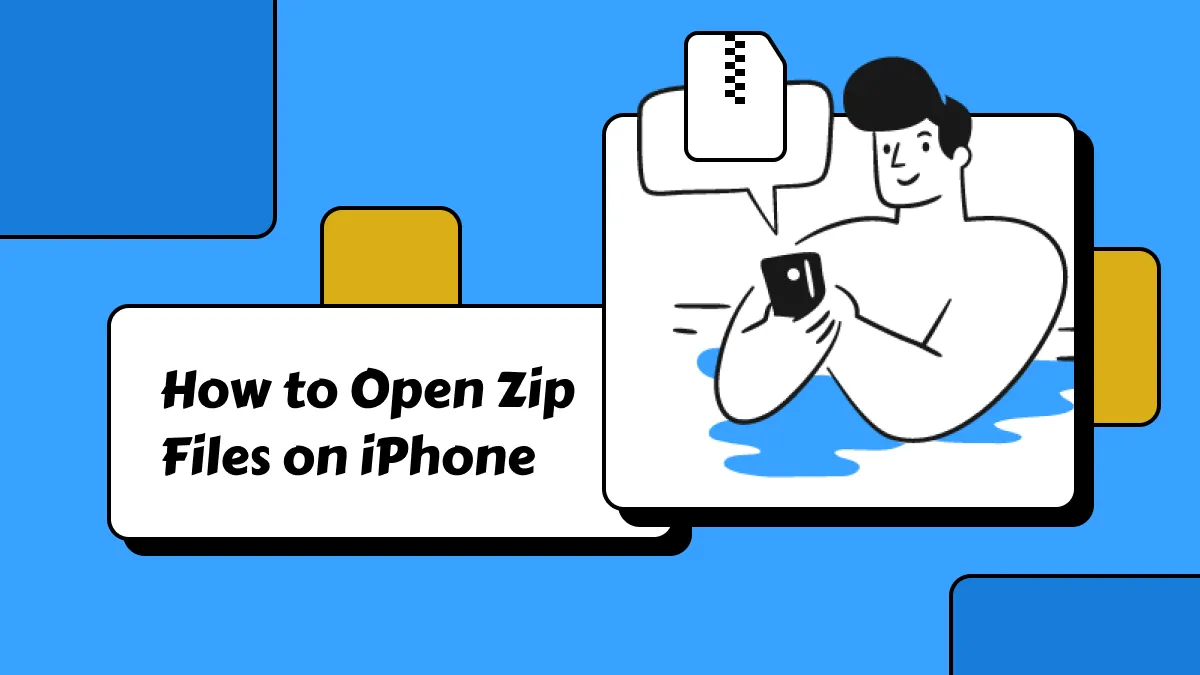 Comment ouvrir un fichier ZIP sur l'iPhone avec une méthode rapide