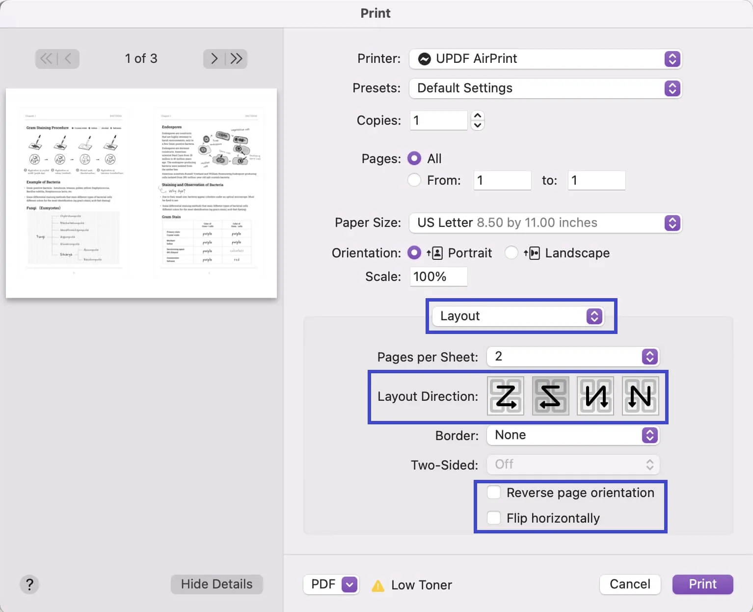 espejo pdf al imprimir pdf