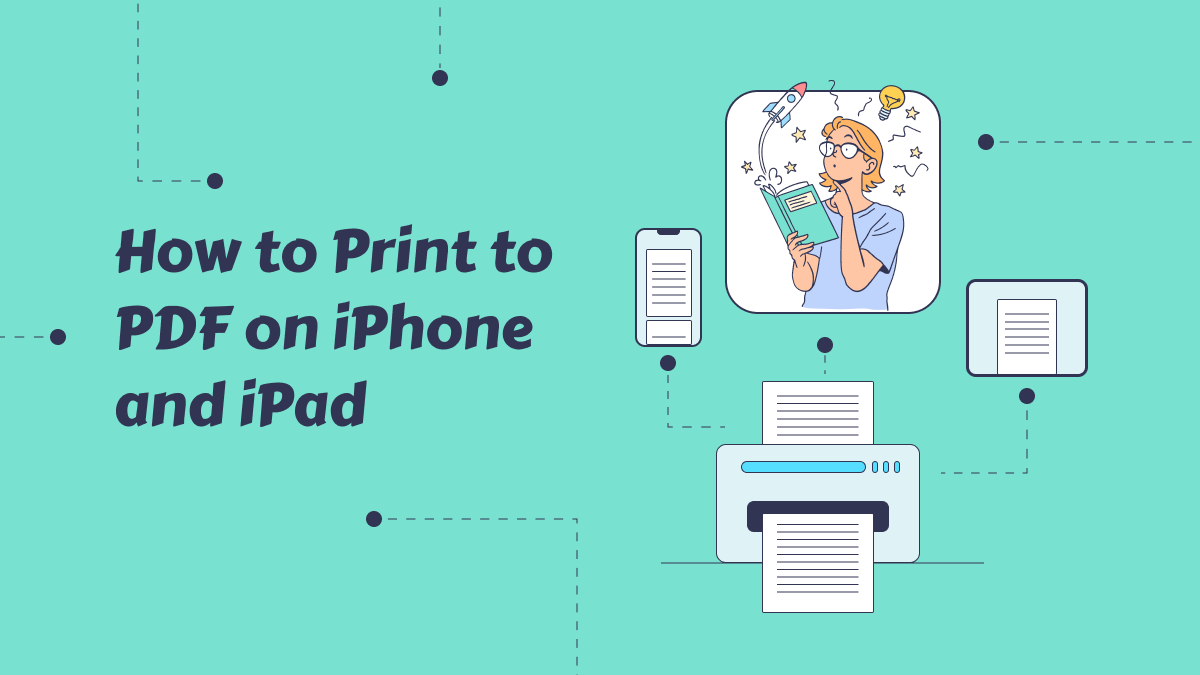 sne hvid Specialisere Stavning How to Print to PDF on iPhone and iPad for Free