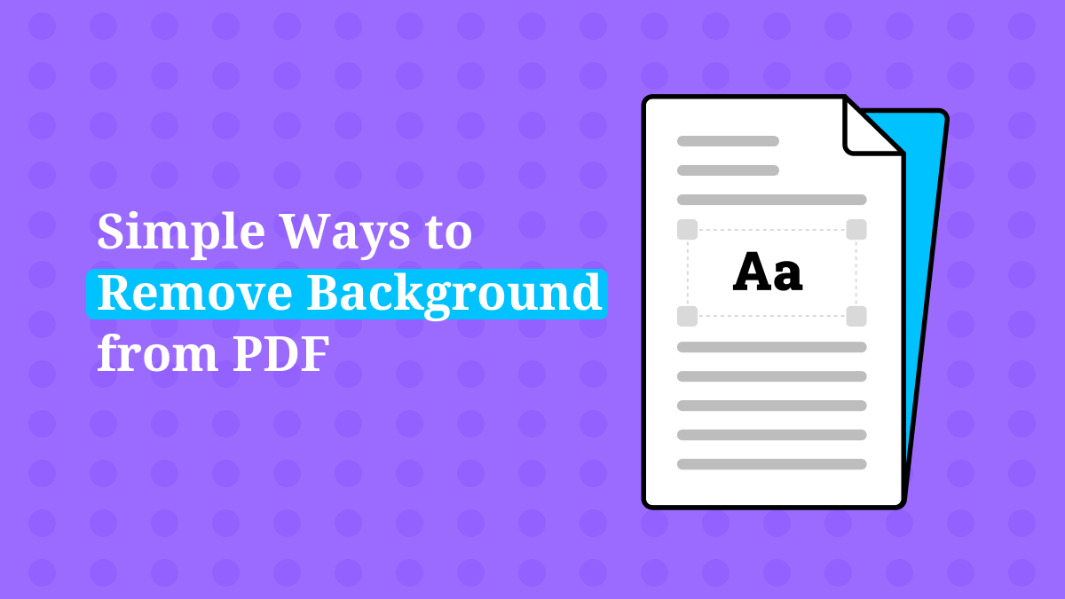 Xóa phông nền PDF giờ đây đã trở nên đơn giản và nhanh chóng hơn bao giờ hết. Công cụ xóa phông nền PDF giúp bạn tách riêng phần nền, tạo hiệu ứng tuyệt vời cho tài liệu PDF. Khám phá công cụ này và tận hưởng trải nghiệm tuyệt vời với công nghệ tiên tiến nhất trên thị trường!