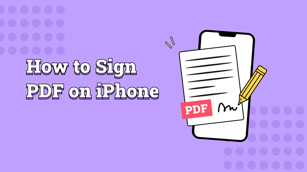 How to Sign PDF on iPhone and iPad
