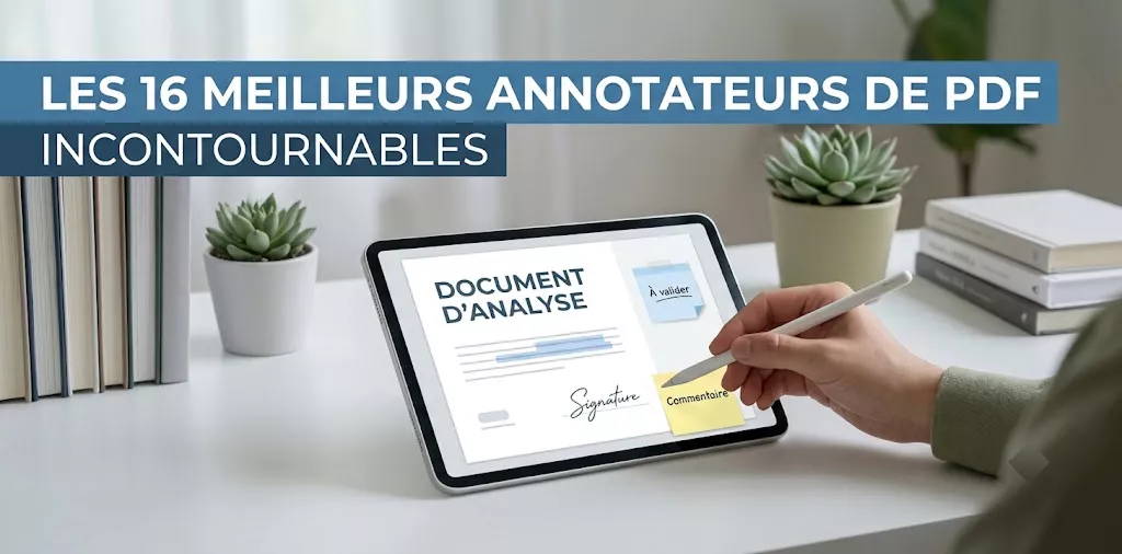 Les 16 meilleurs annotateurs PDF en 2026