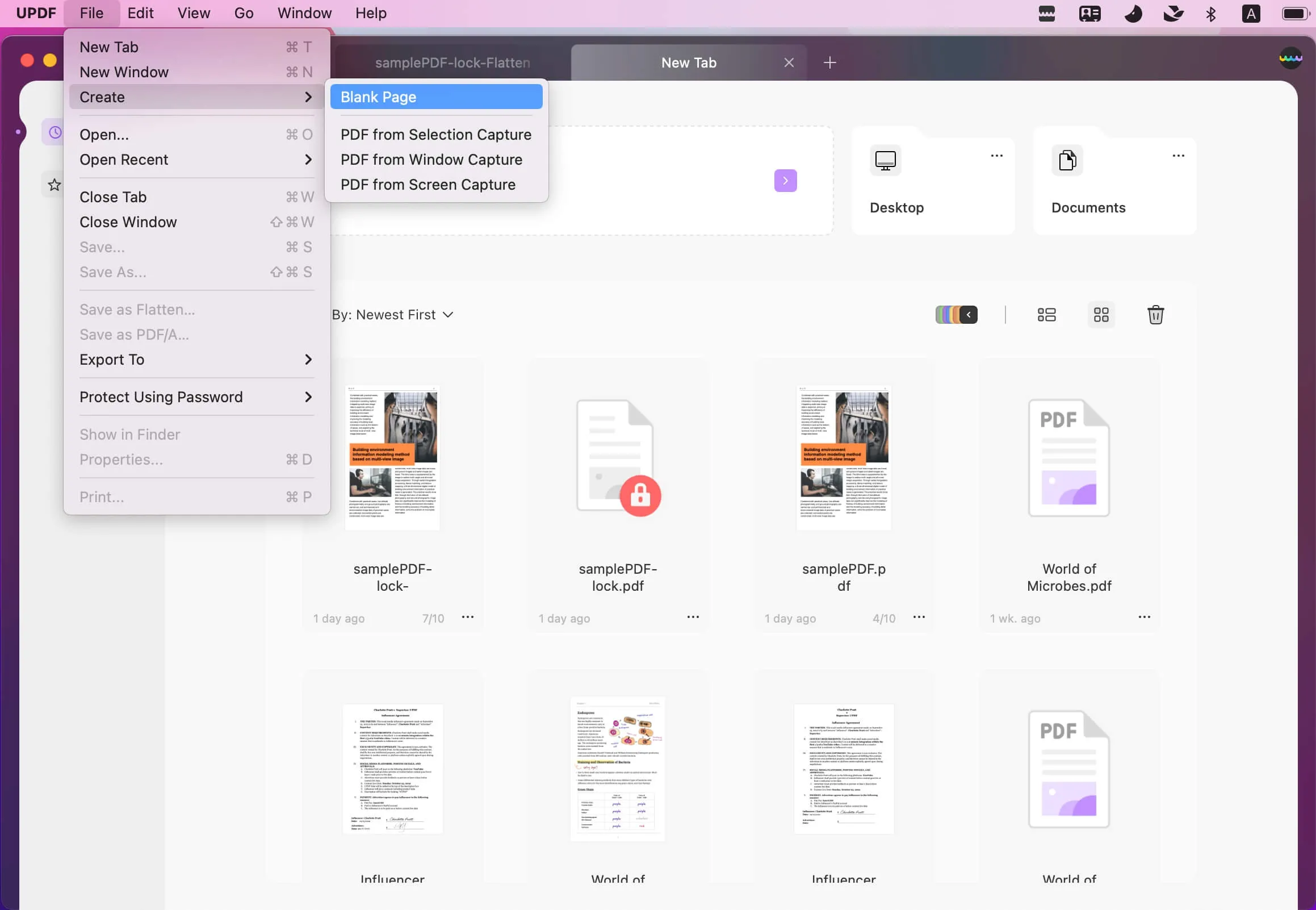 Quicky Way to Create PDF on Mac