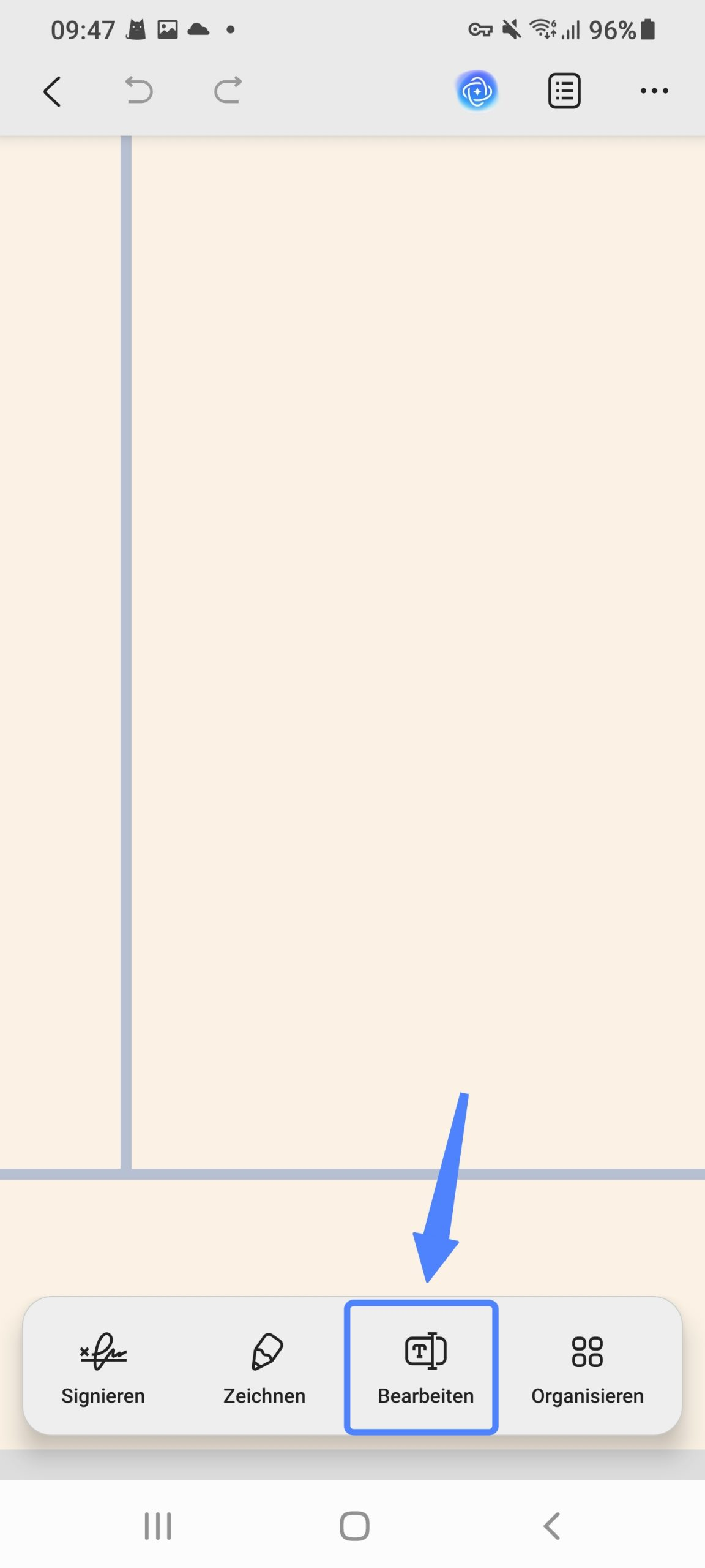 Bild in PDF einfügen mit UPDF Mobile - Android