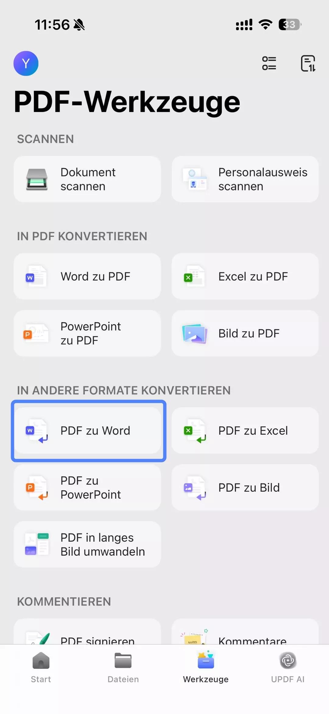 PDF zu Word