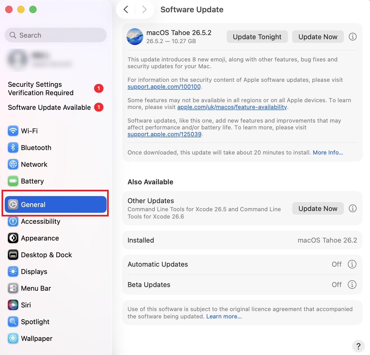 mac software update