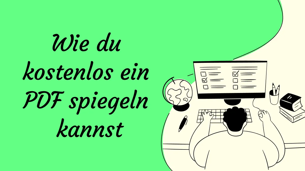 Wie du einfach ein PDF spiegeln kannst