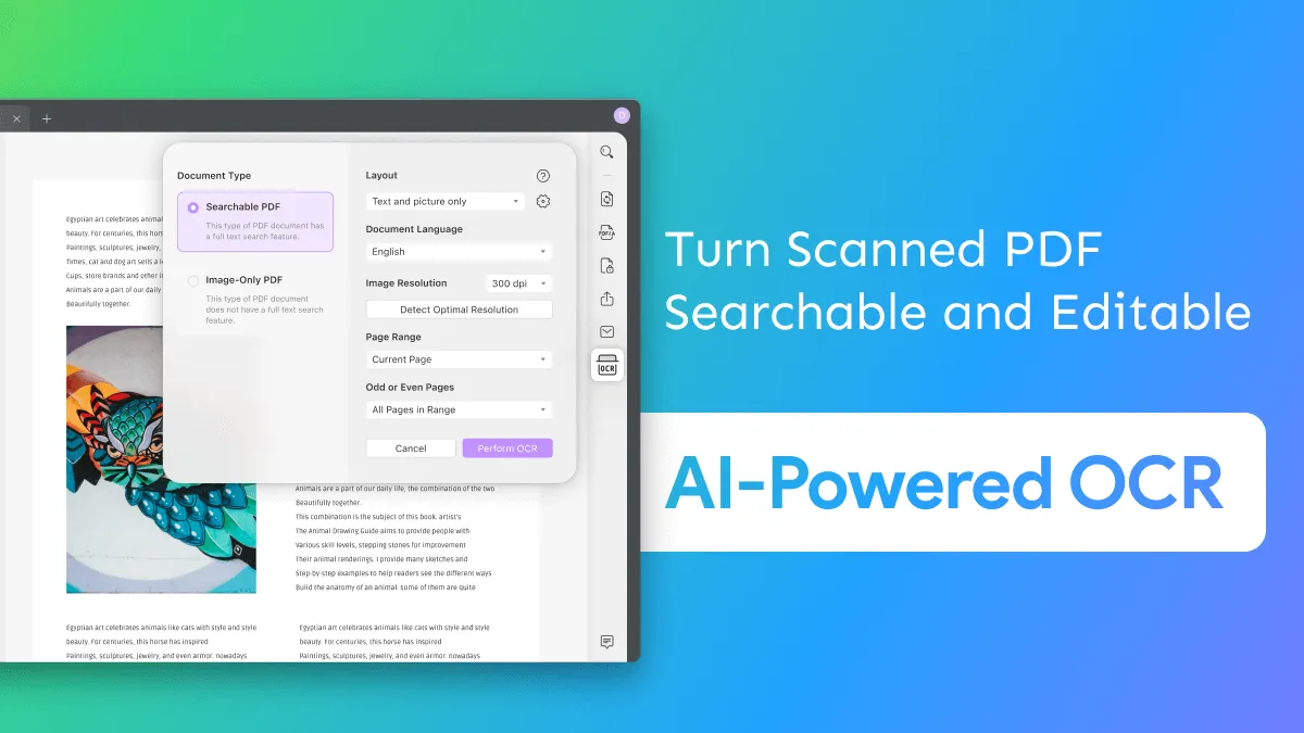 scan old documents with ocr