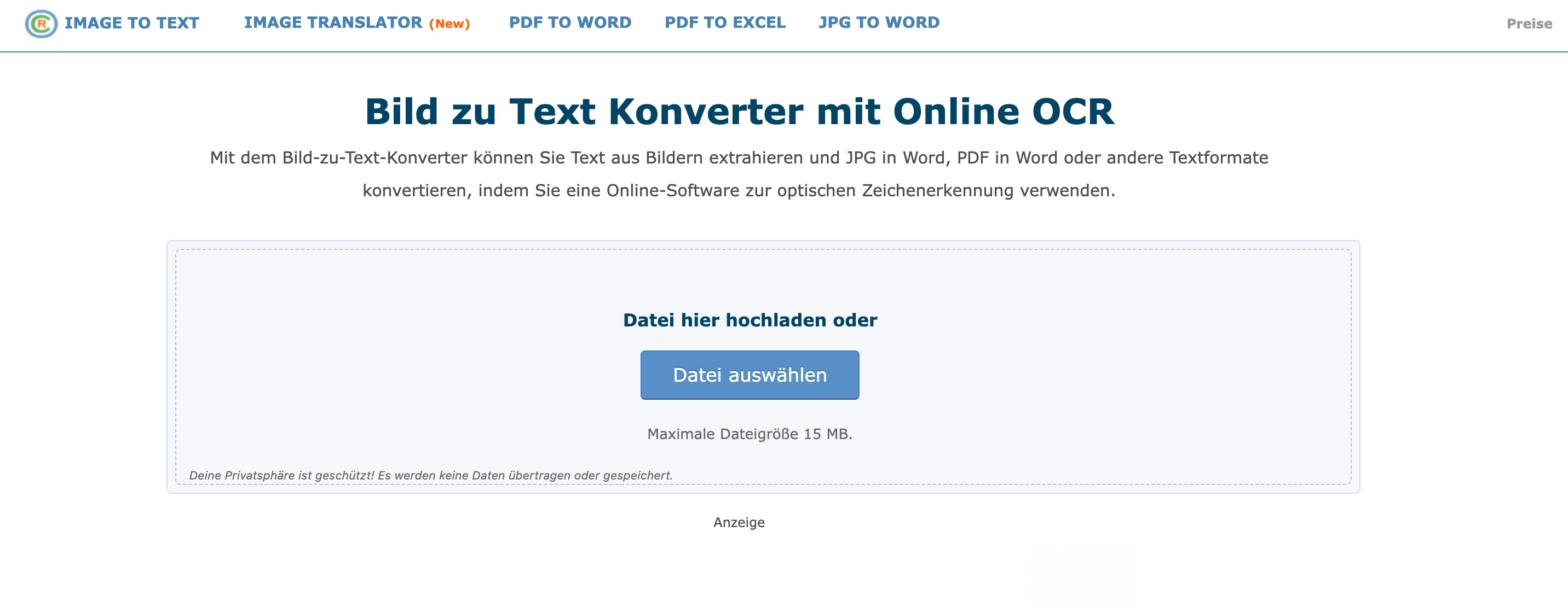 Gescannte PDF online umwandeln