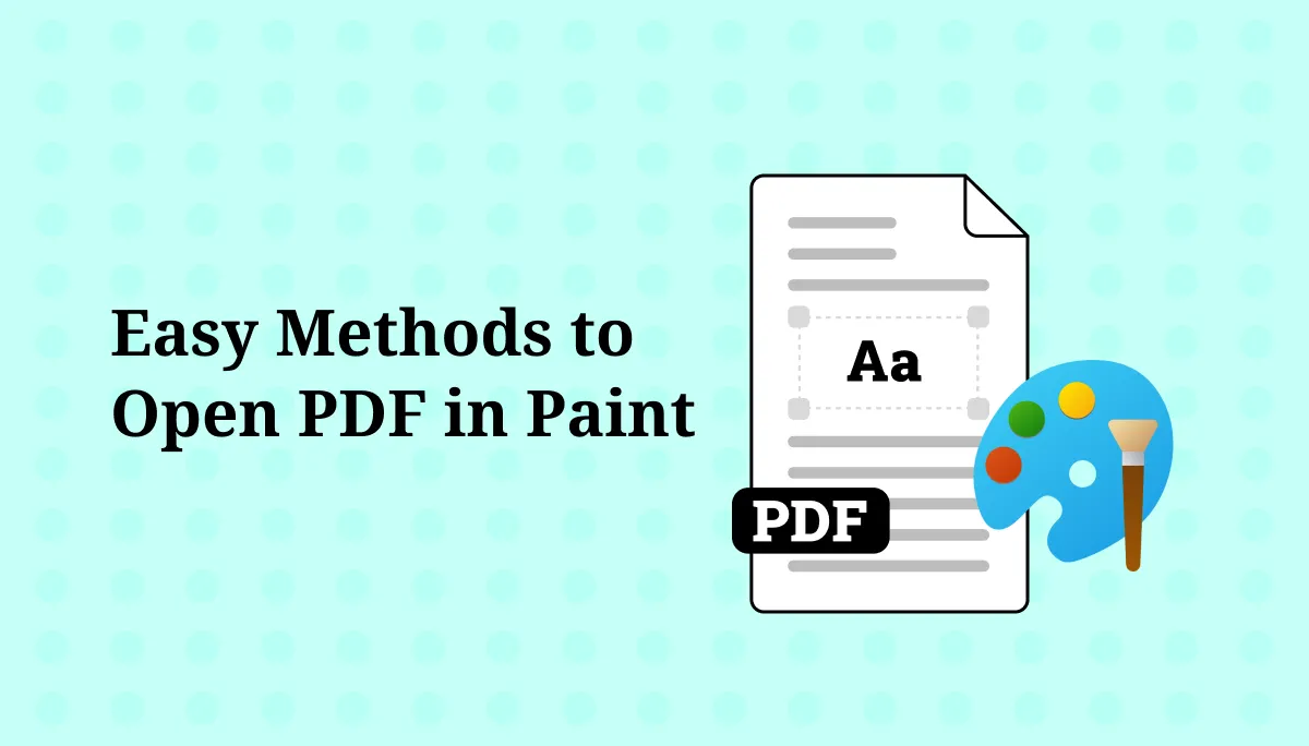 Easy Methods to Open PDF in Paint