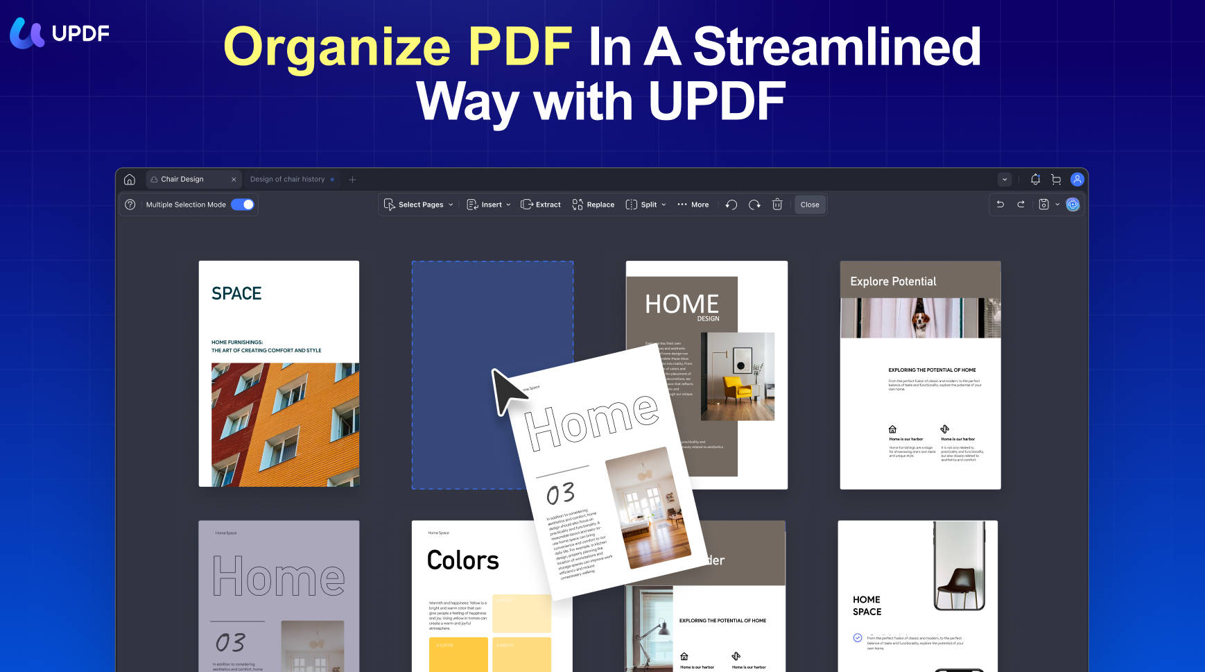 organize pdf pages