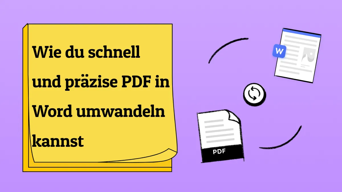 So können Sie mit 4 Methoden PDF in Word umwandeln