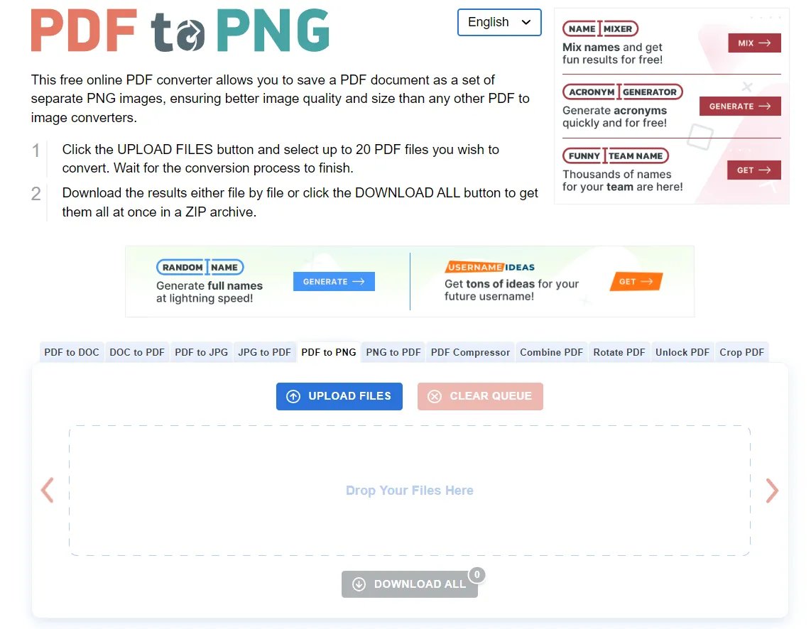 PDF to PNG